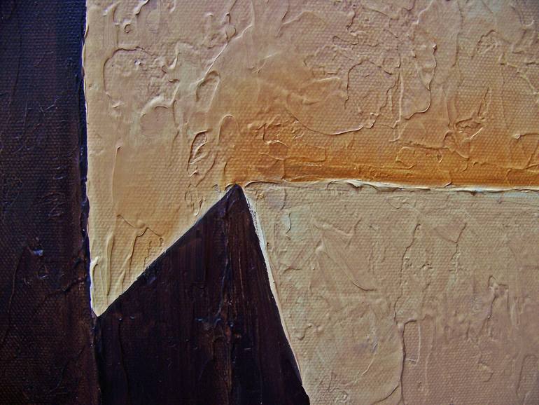 Original Abstract Architecture Painting by Jo and Jan Moore Romancing The Stone