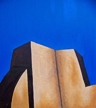 Print of Abstract Architecture Paintings by Jo and Jan Moore Romancing The Stone