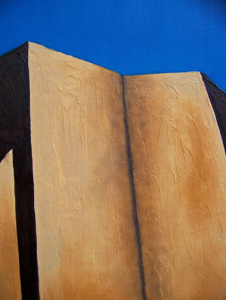 Original Abstract Architecture Painting by Jo and Jan Moore Romancing The Stone