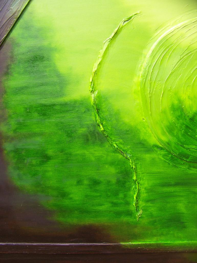 Original Expressionism Abstract Painting by Jo And Jan Moore Romancing The Stone