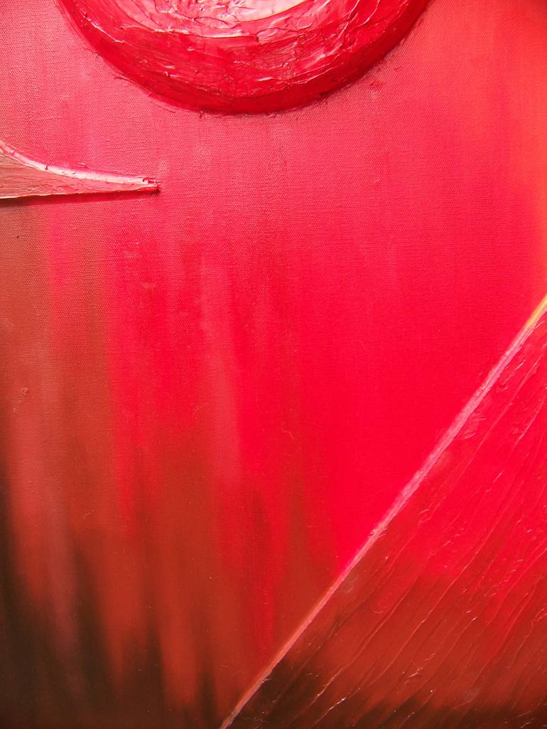 Original Conceptual Abstract Painting by Jo And Jan Moore Romancing The Stone