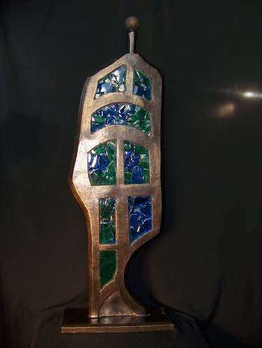 Luminary I, Bronze, Cast Glass, 1/1 thumb