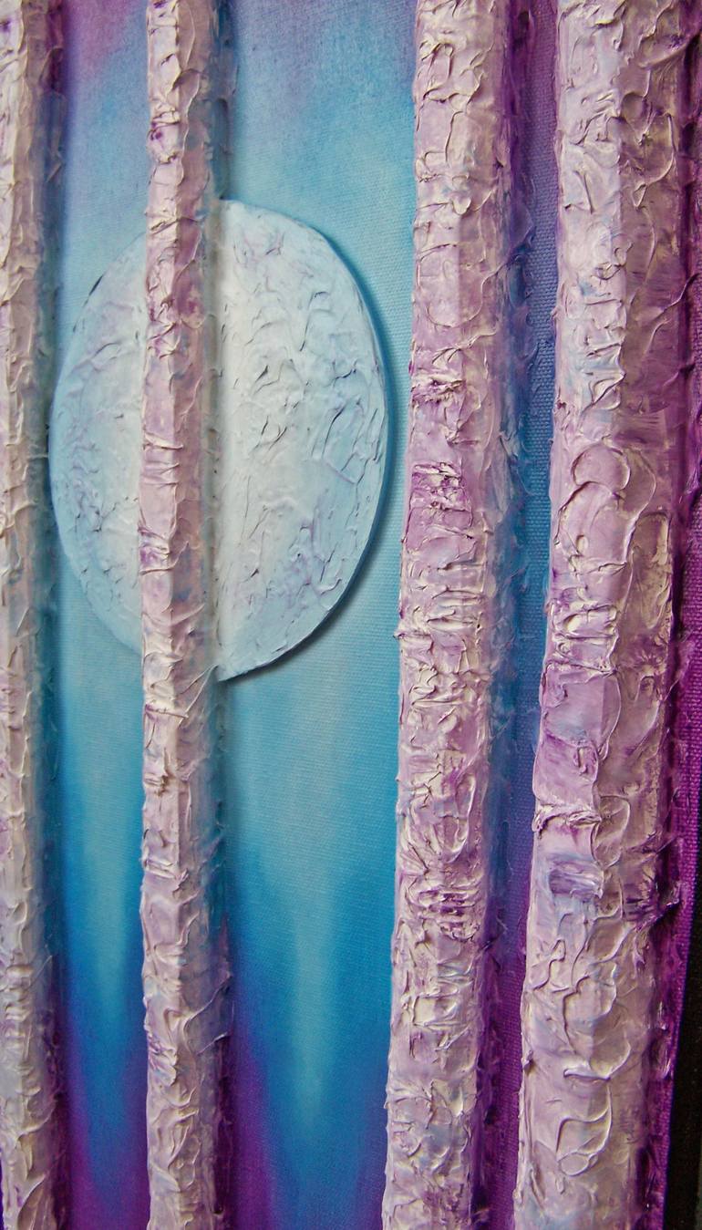 Original Abstract Landscape Painting by Jo And Jan Moore Romancing The Stone