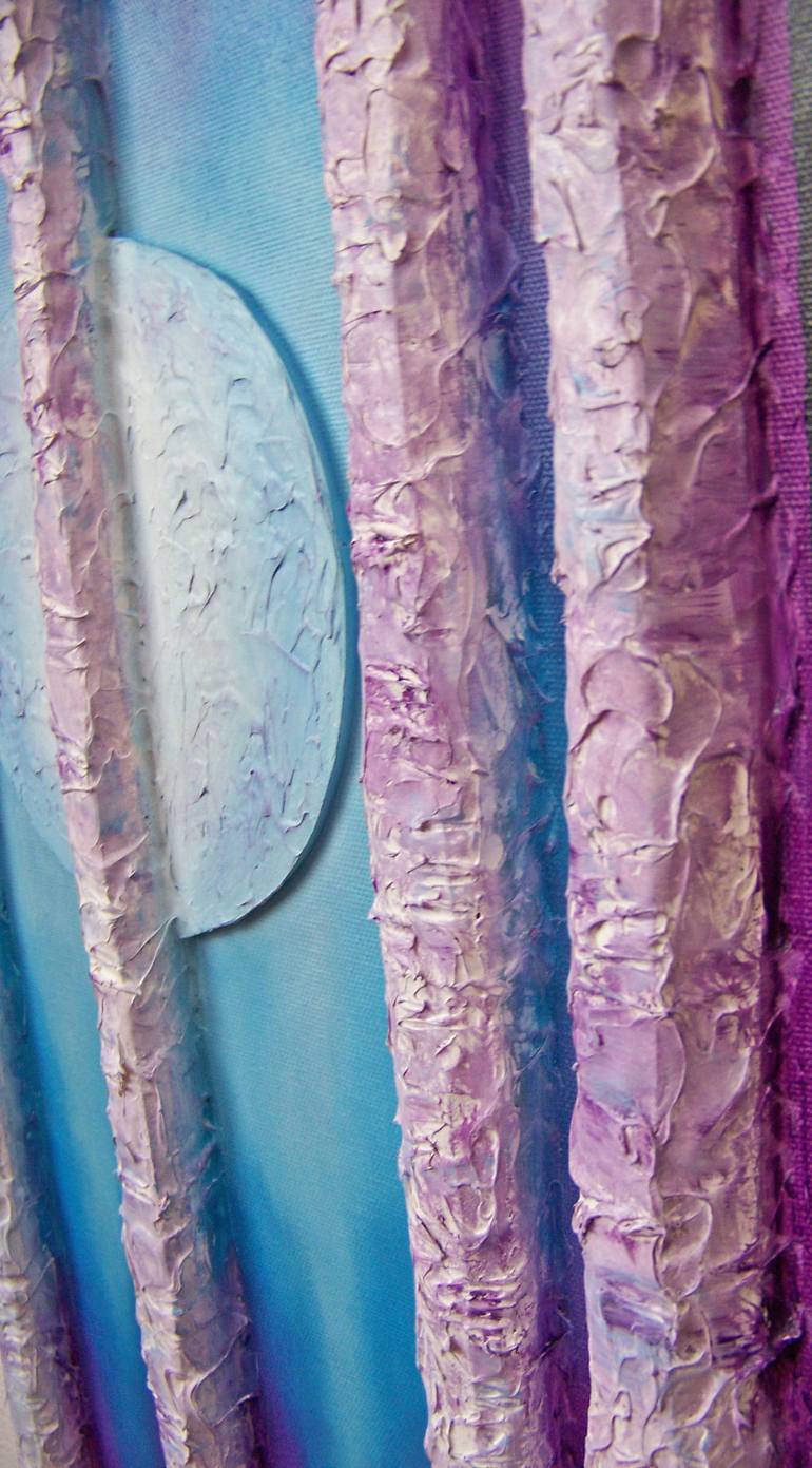 Original Abstract Landscape Painting by Jo And Jan Moore Romancing The Stone