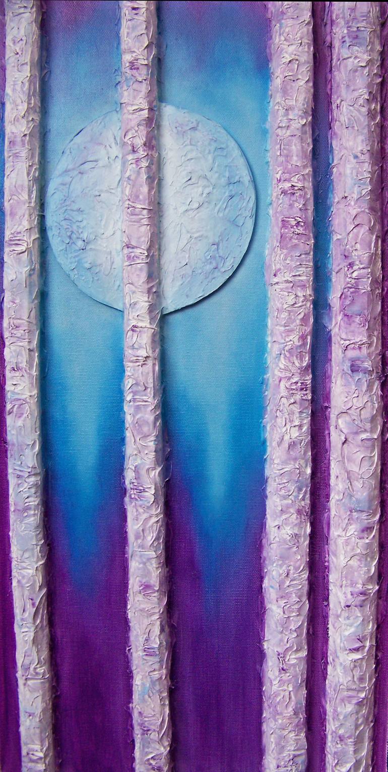 Original Abstract Landscape Painting by Jo And Jan Moore Romancing The Stone