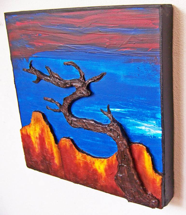 Original Landscape Painting by Jo and Jan Moore Romancing The Stone