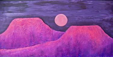 Original Abstract Expressionism Landscape Paintings by Jo and Jan Moore Romancing The Stone