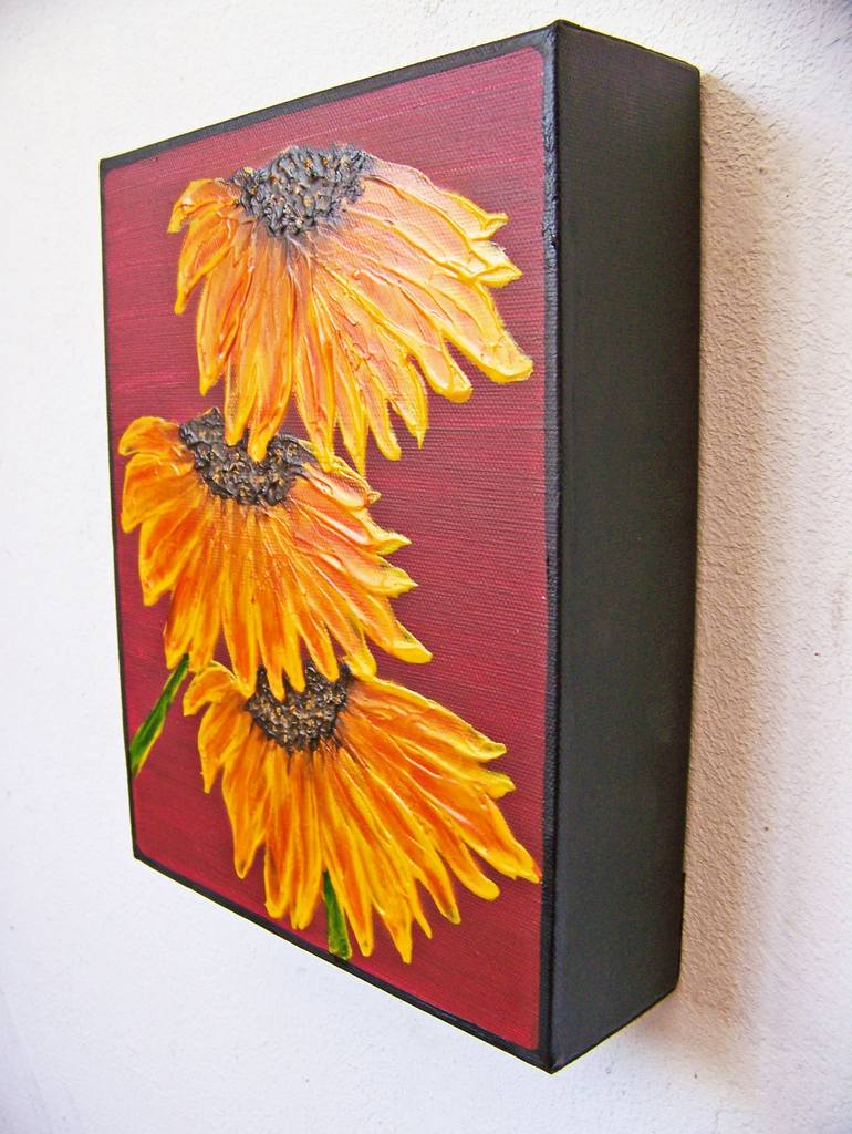 Original Floral Painting by Jo and Jan Moore Romancing The Stone