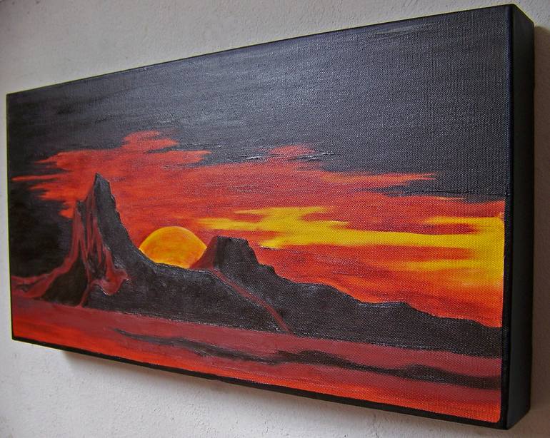 Original Landscape Painting by Jo and Jan Moore Romancing The Stone