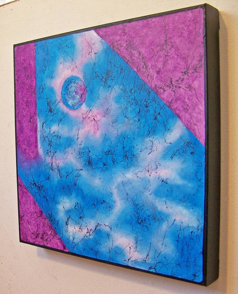 Original Abstract Landscape Painting by Jo And Jan Moore Romancing The Stone