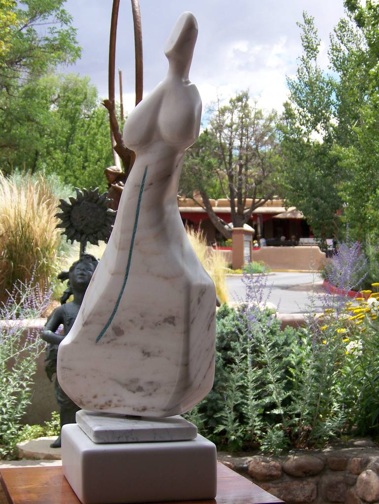 Original Abstract Nude Sculpture by Jo and Jan Moore Romancing The Stone