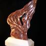 “Shifting Sands” 21”Hx13.5x3.5 Raspberry Alabaster/Marble Base