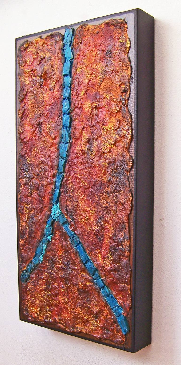 Original Abstract Expressionism Abstract Painting by Jo and Jan Moore Romancing The Stone