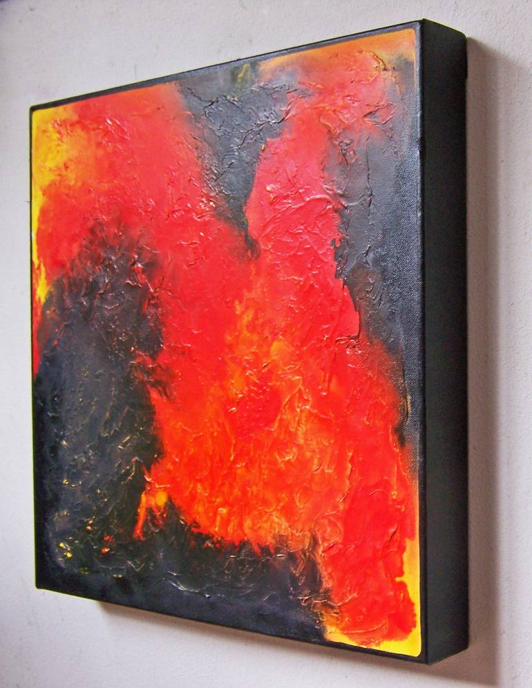 Original Abstract Expressionism Abstract Painting by Jo and Jan Moore Romancing The Stone