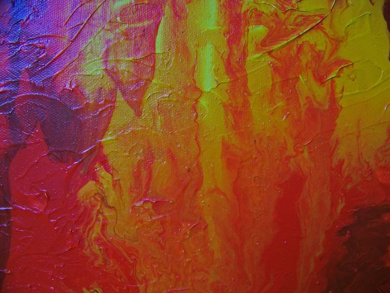 Original Abstract Expressionism Abstract Painting by Jo and Jan Moore Romancing The Stone