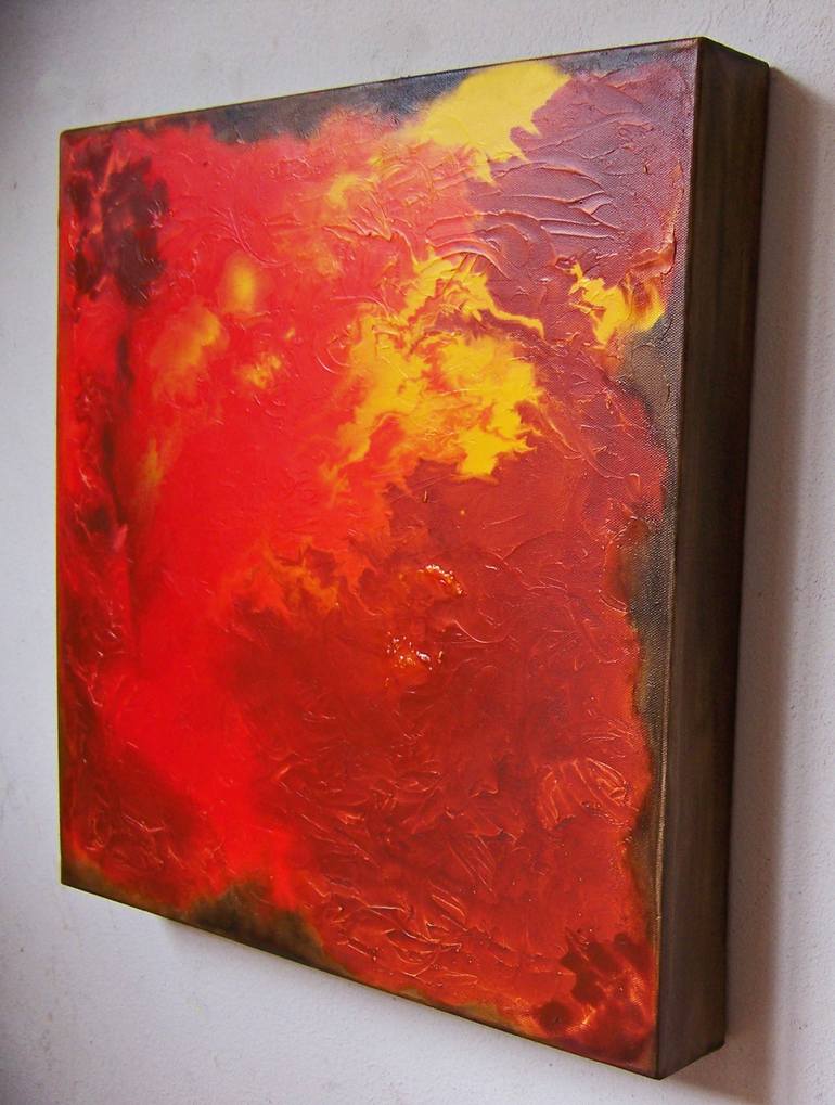 Original Abstract Painting by Jo and Jan Moore Romancing The Stone