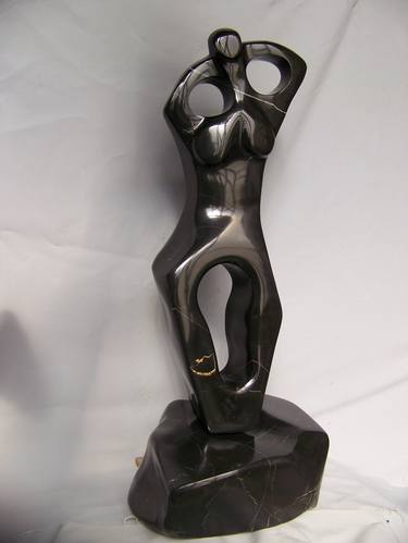 Original Nude Sculpture by Jo and Jan Moore Romancing The Stone