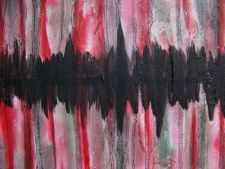 Original Abstract Music Painting by Jo and Jan Moore Romancing The Stone
