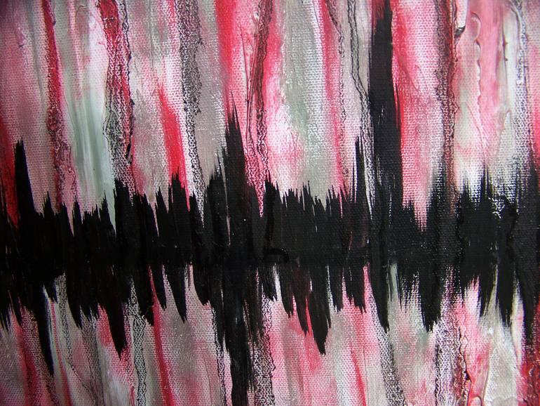 Original Abstract Music Painting by Jo and Jan Moore Romancing The Stone