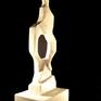 Rain Dance
13x34x6 in ~ Sculpture, Carrara Marble
mounted on marble base