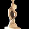Rain Dance
13x34x6 in ~ Sculpture, Carrara Marble
mounted on marble base
