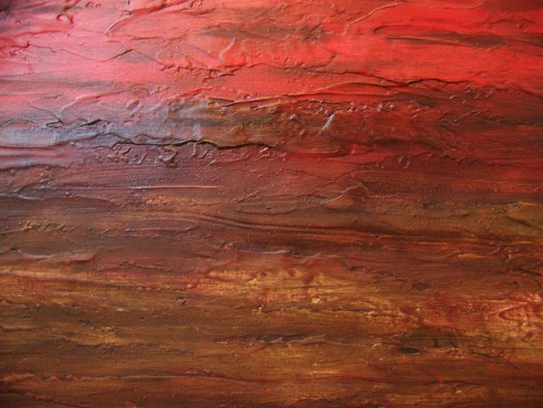 Original Abstract Landscape Painting by Jo and Jan Moore Romancing The Stone