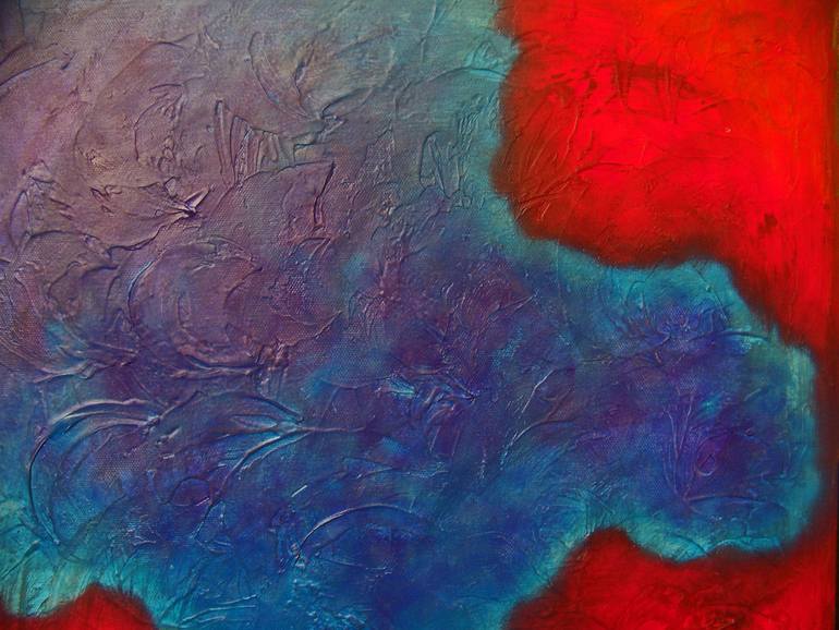 Original Abstract Painting by Jo and Jan Moore Romancing The Stone