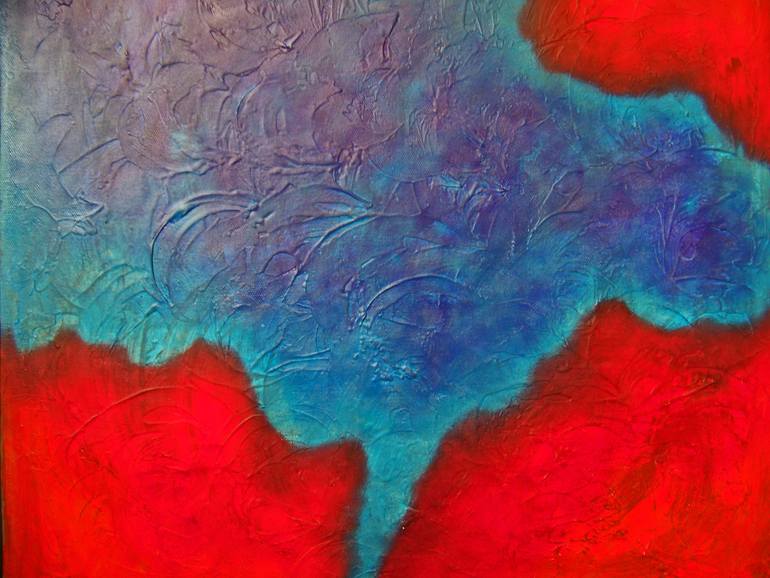 Original Abstract Expressionism Abstract Painting by Jo and Jan Moore Romancing The Stone