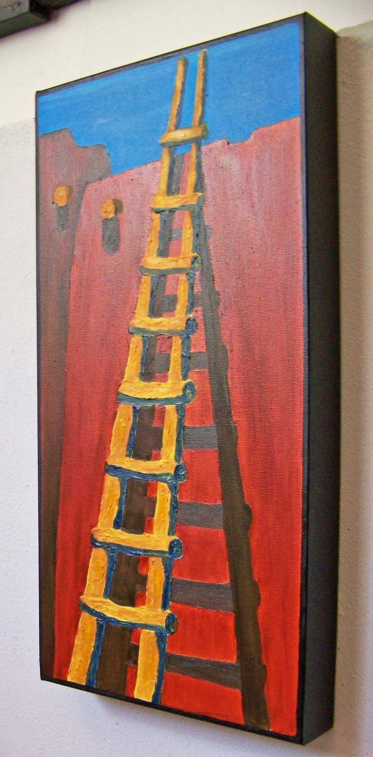 Original Architecture Painting by Jo and Jan Moore Romancing The Stone
