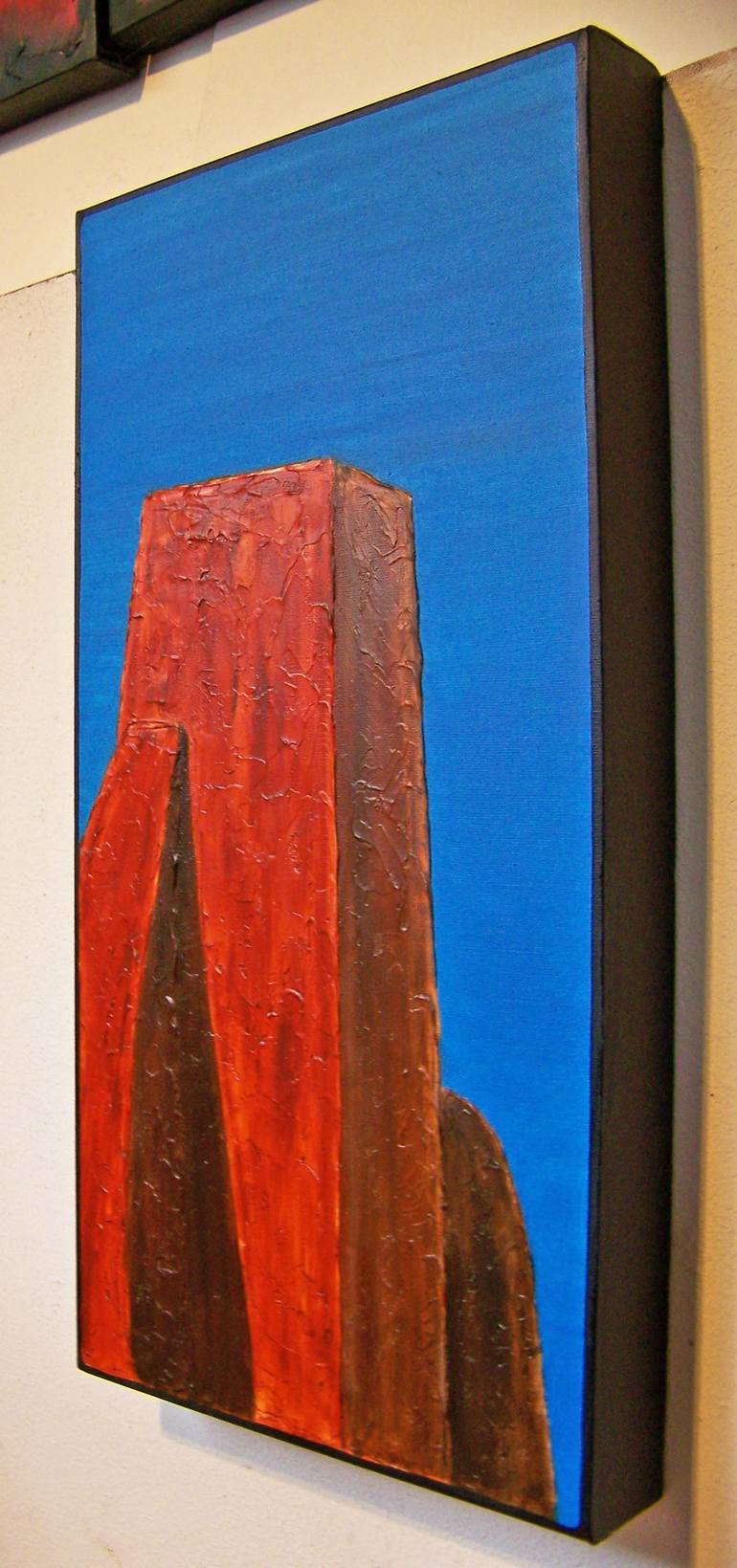 Original Abstract Architecture Painting by Jo and Jan Moore Romancing The Stone