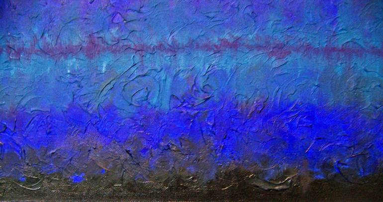 Original Abstract Painting by Jo and Jan Moore Romancing The Stone