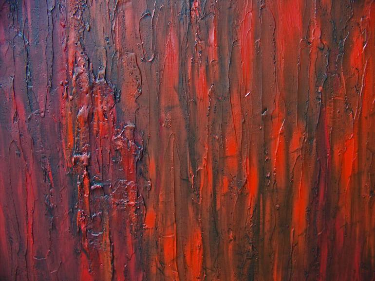 Original Abstract Expressionism Abstract Painting by Jo and Jan Moore Romancing The Stone