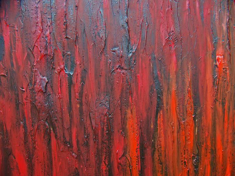 Original Abstract Expressionism Abstract Painting by Jo and Jan Moore Romancing The Stone