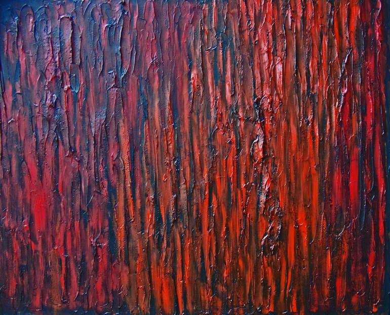 Original Abstract Expressionism Abstract Painting by Jo and Jan Moore Romancing The Stone