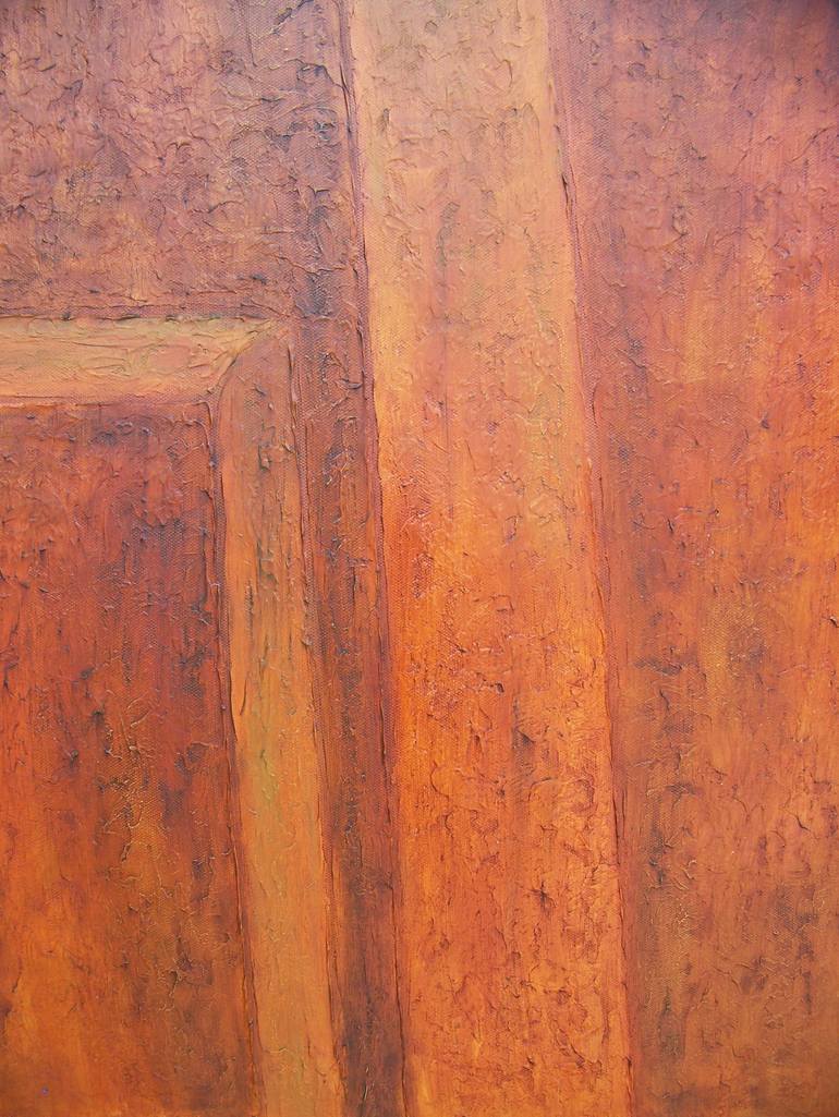 Original Abstract Architecture Painting by Jo And Jan Moore Romancing The Stone