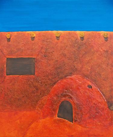 Original Expressionism Architecture Paintings by Jo and Jan Moore Romancing The Stone