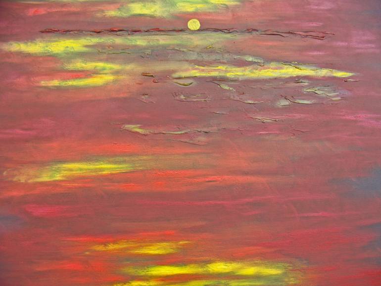 Original Abstract Landscape Painting by Jo And Jan Moore Romancing The Stone