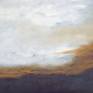 Jo Moore's compelling original artwork draws on inspiration from nature, displaying dramatically rich textural surfaces. Sought after both nationally and internationally, and collected world-wide for more than forty years, she is among those rare lifetime studio artists able to cross boundary lines, working in multi-dimensional disciplines. Oil on canvas, impressionistic color field, atmospheric landscape, minimalism, sealed, archival, ready to hang. 18x36x1.5 deep
