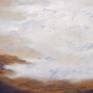 Jo Moore's compelling original artwork draws on inspiration from nature, displaying dramatically rich textural surfaces. Sought after both nationally and internationally, and collected world-wide for more than forty years, she is among those rare lifetime studio artists able to cross boundary lines, working in multi-dimensional disciplines. Oil on canvas, impressionistic color field, atmospheric landscape, minimalism, sealed, archival, ready to hang. 18x36x1.5 deep