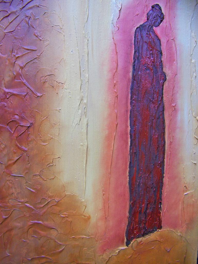 Original Abstract Expressionism Abstract Painting by Jo And Jan Moore Romancing The Stone