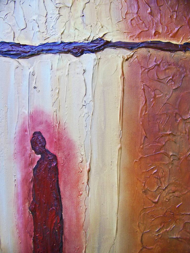 Original Abstract Expressionism Abstract Painting by Jo And Jan Moore Romancing The Stone