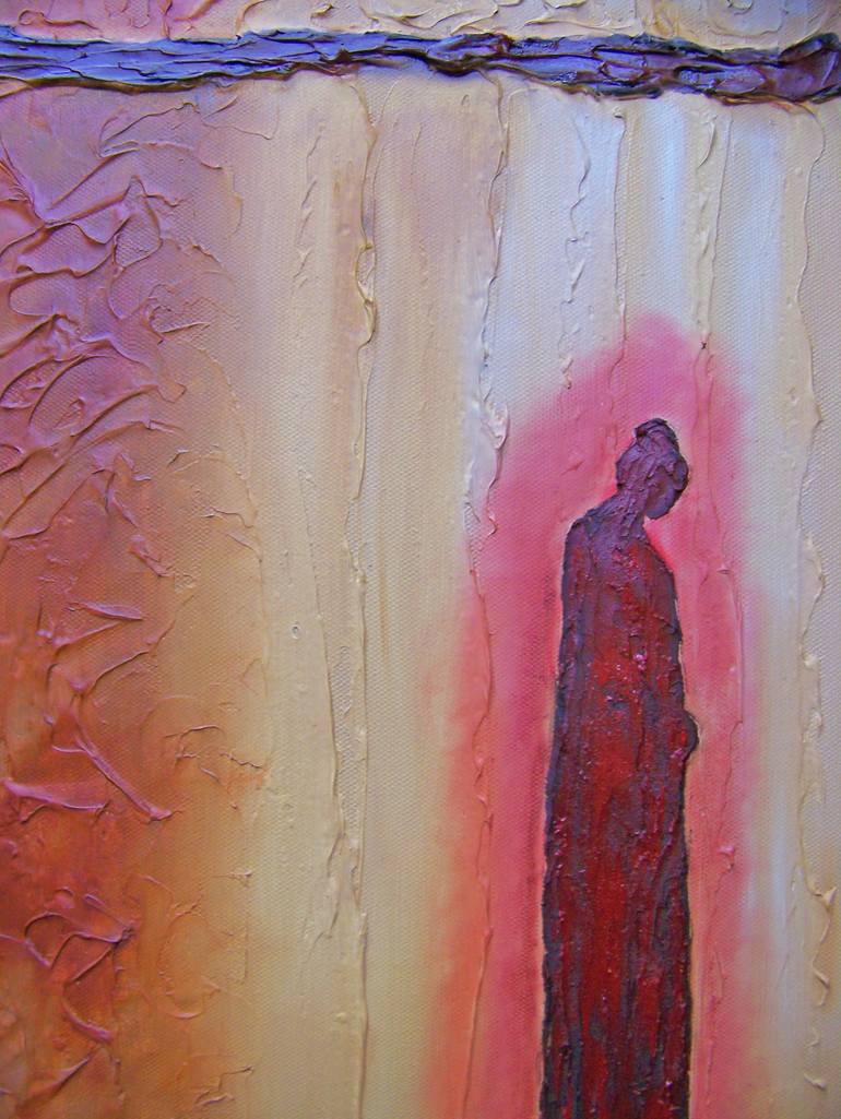 Original Abstract Expressionism Abstract Painting by Jo And Jan Moore Romancing The Stone