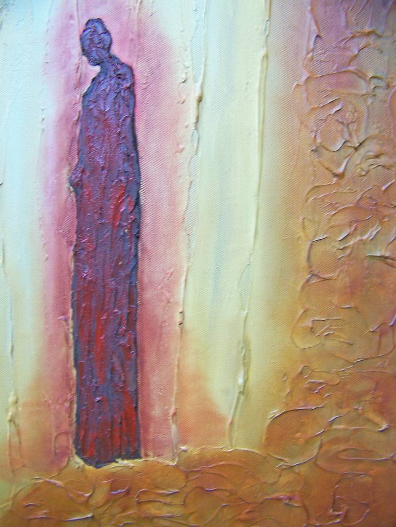 Original Abstract Expressionism Abstract Painting by Jo And Jan Moore Romancing The Stone