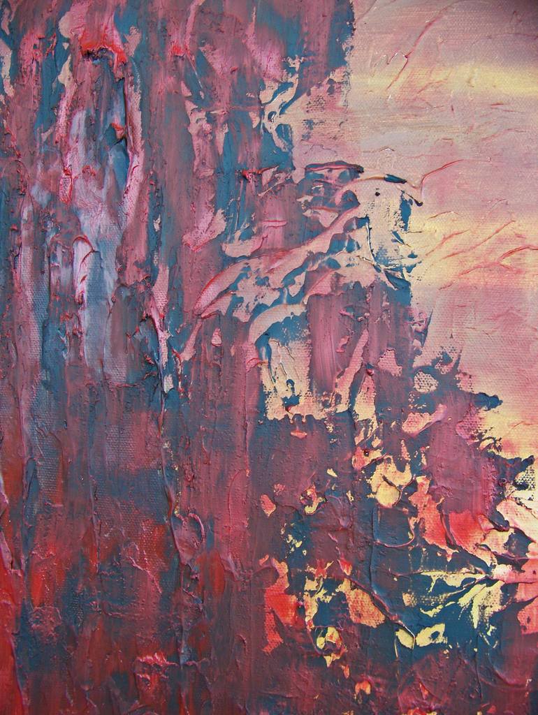 Original Abstract Expressionism Abstract Painting by Jo and Jan Moore Romancing The Stone