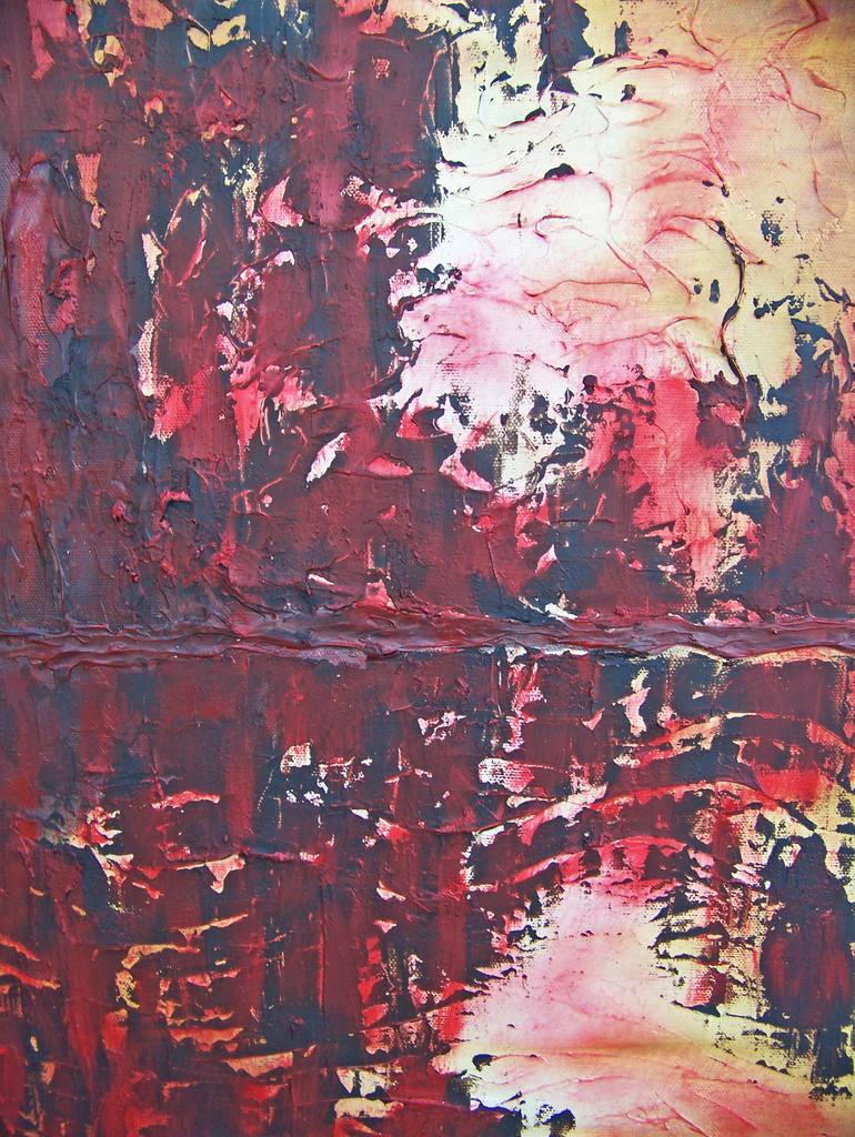 Original Abstract Painting by Jo and Jan Moore Romancing The Stone