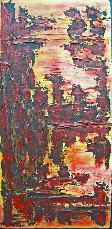 Original Abstract Expressionism Abstract Paintings by Jo and Jan Moore Romancing The Stone