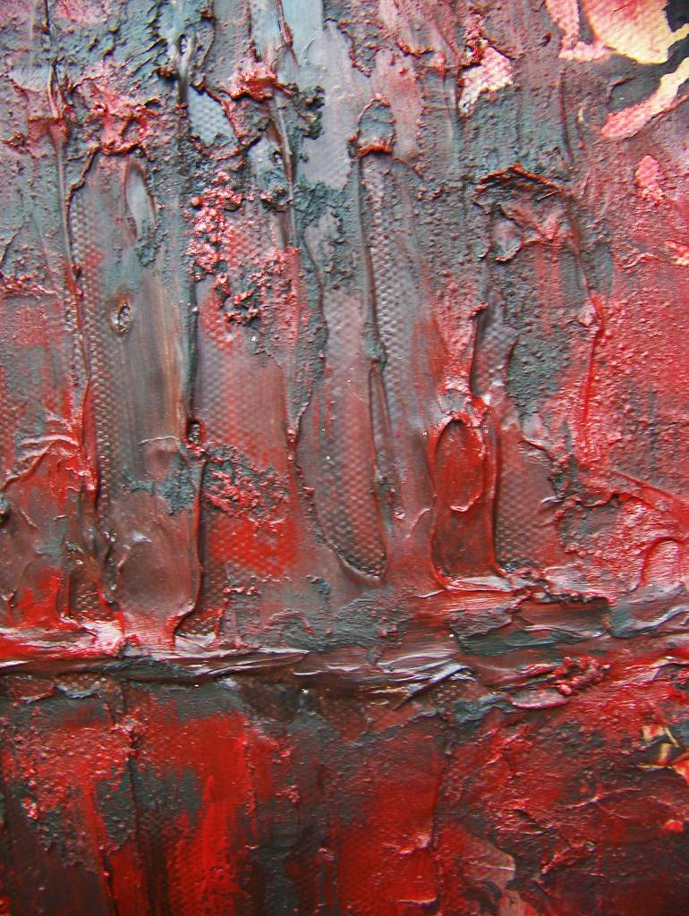 Original Abstract Expressionism Abstract Painting by Jo and Jan Moore Romancing The Stone