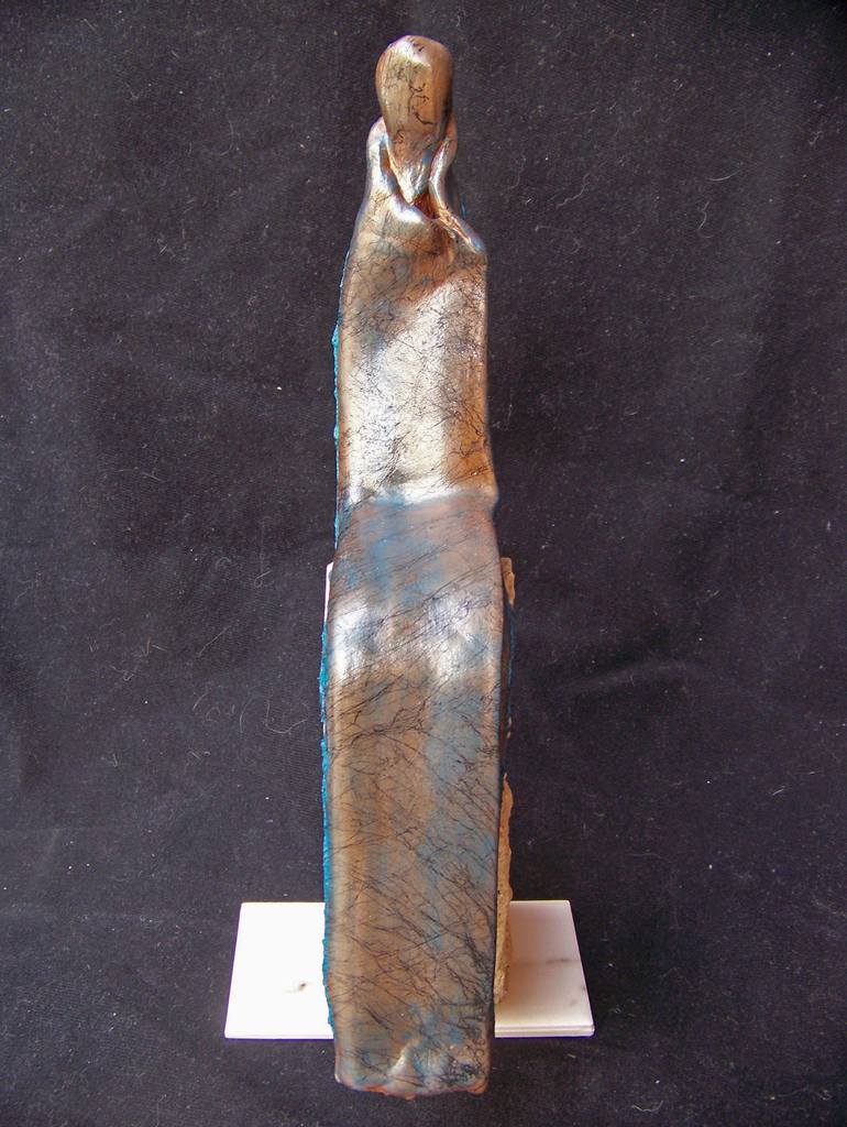 Original Abstract Sculpture by Jo and Jan Moore Romancing The Stone