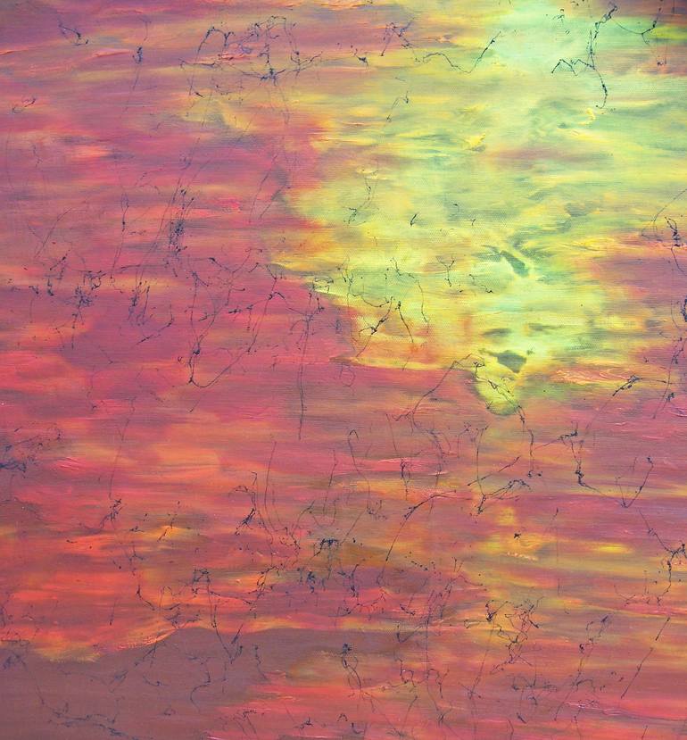 Original Abstract Expressionism Abstract Painting by Jo And Jan Moore Romancing The Stone