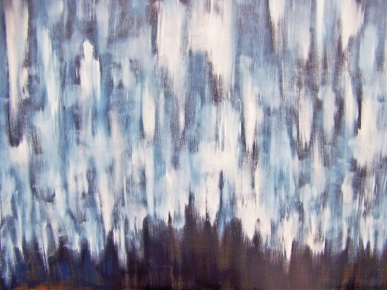 Original Abstract Painting by Jo and Jan Moore Romancing The Stone